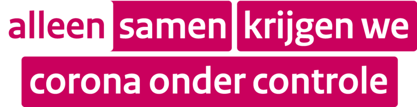 Logo alleen samen krijgen we corona onder controle