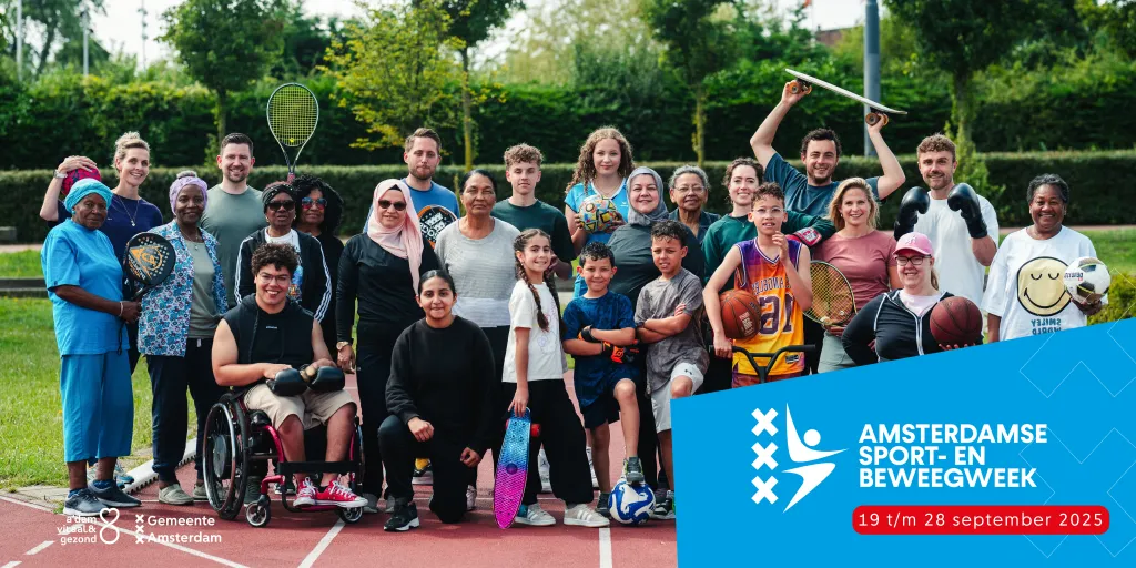 Banner Sport- en Beweegweek 2025