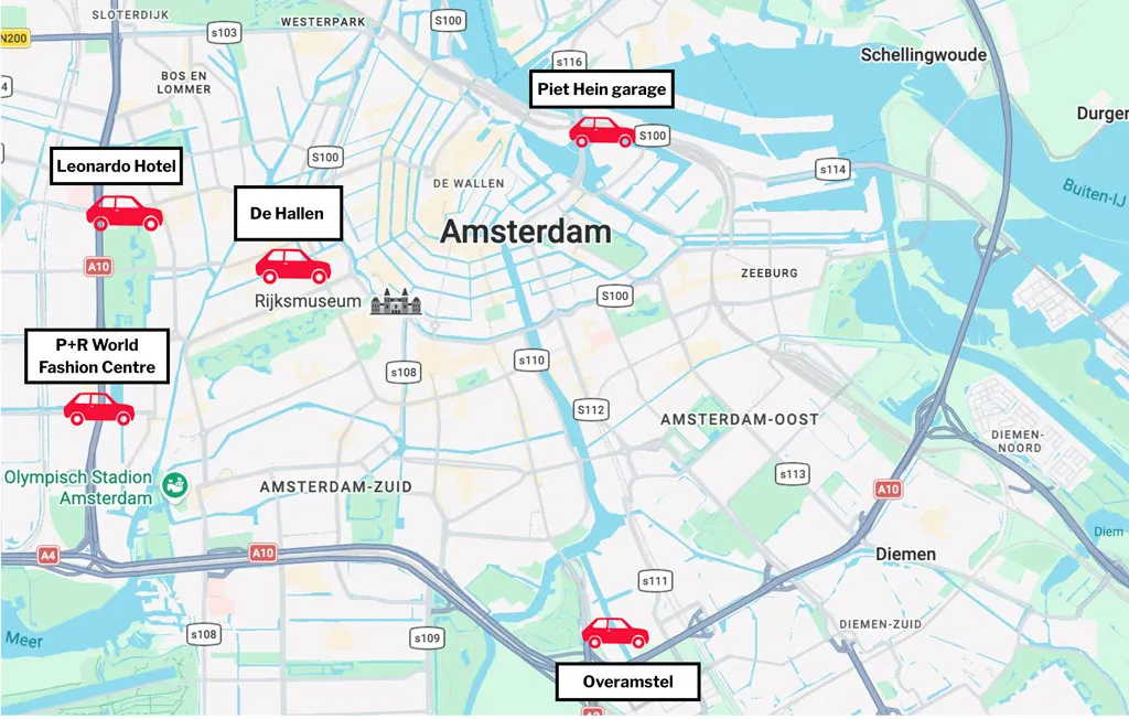 mobian parkeerhub locaties