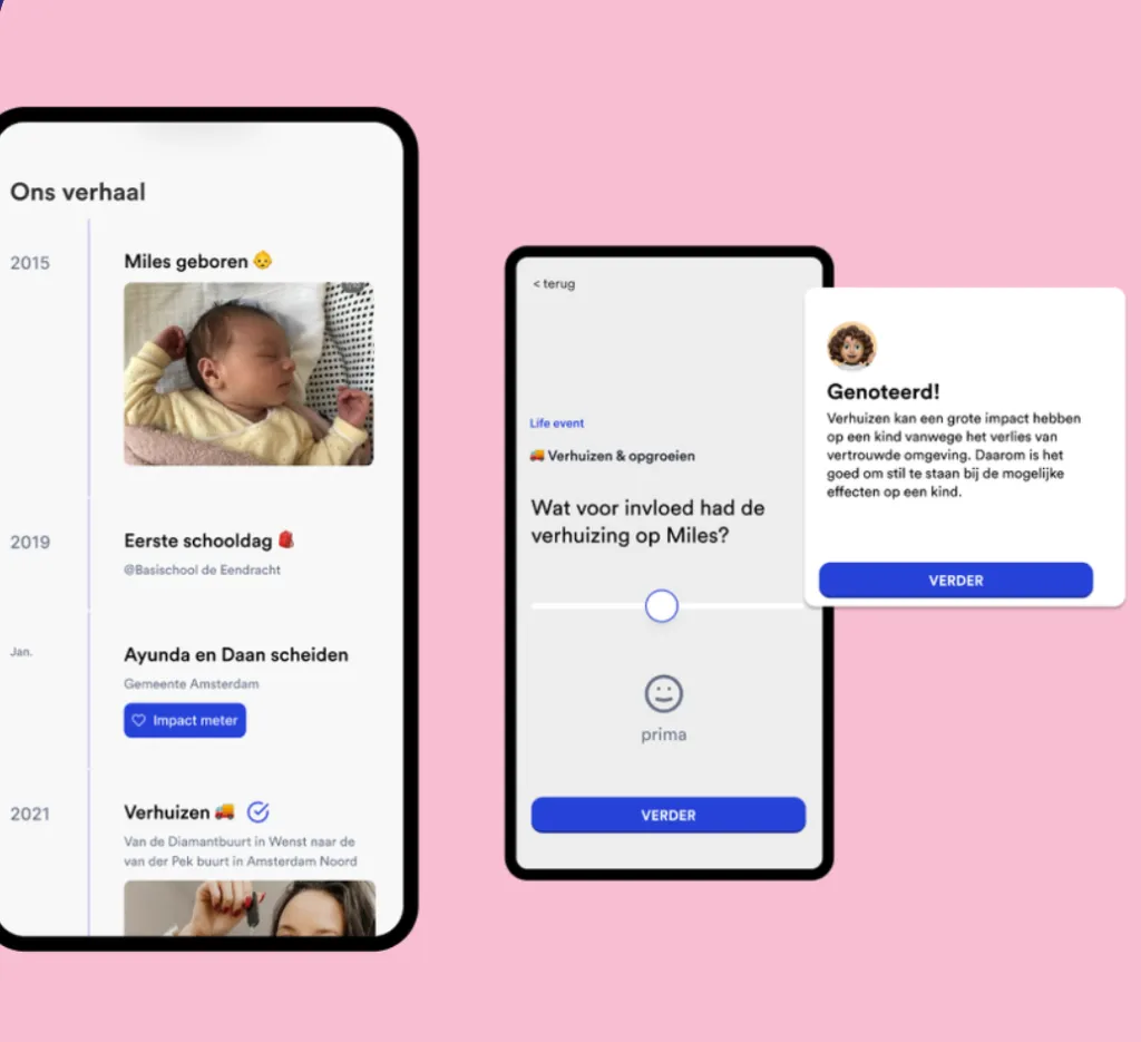 Lumi app screenshot jeugd