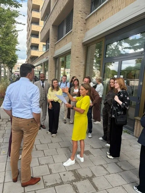 Studiereis door Amsterdam door regiobestuurstafel 